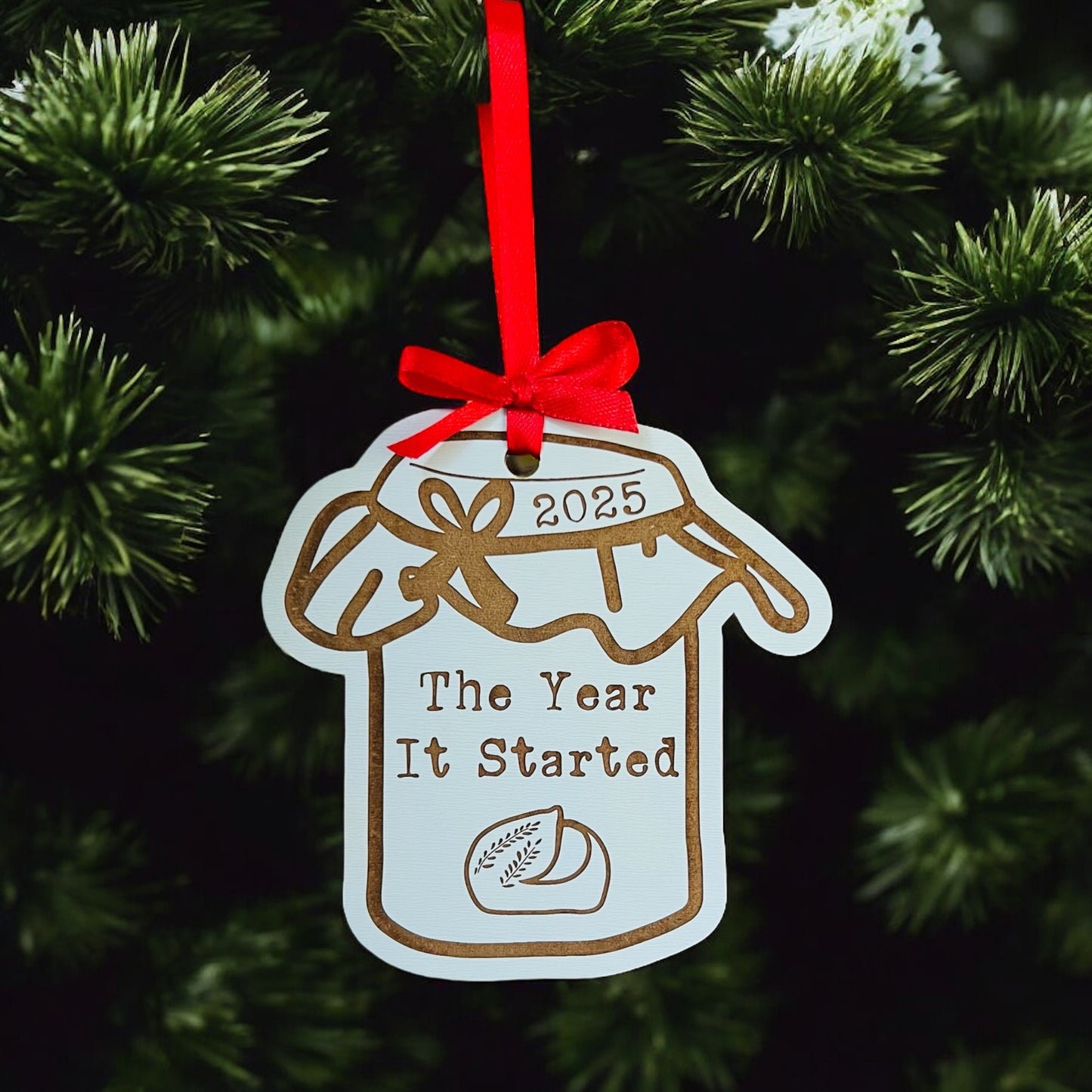 Sourdough Bread Starter  The Year It Started Ornament