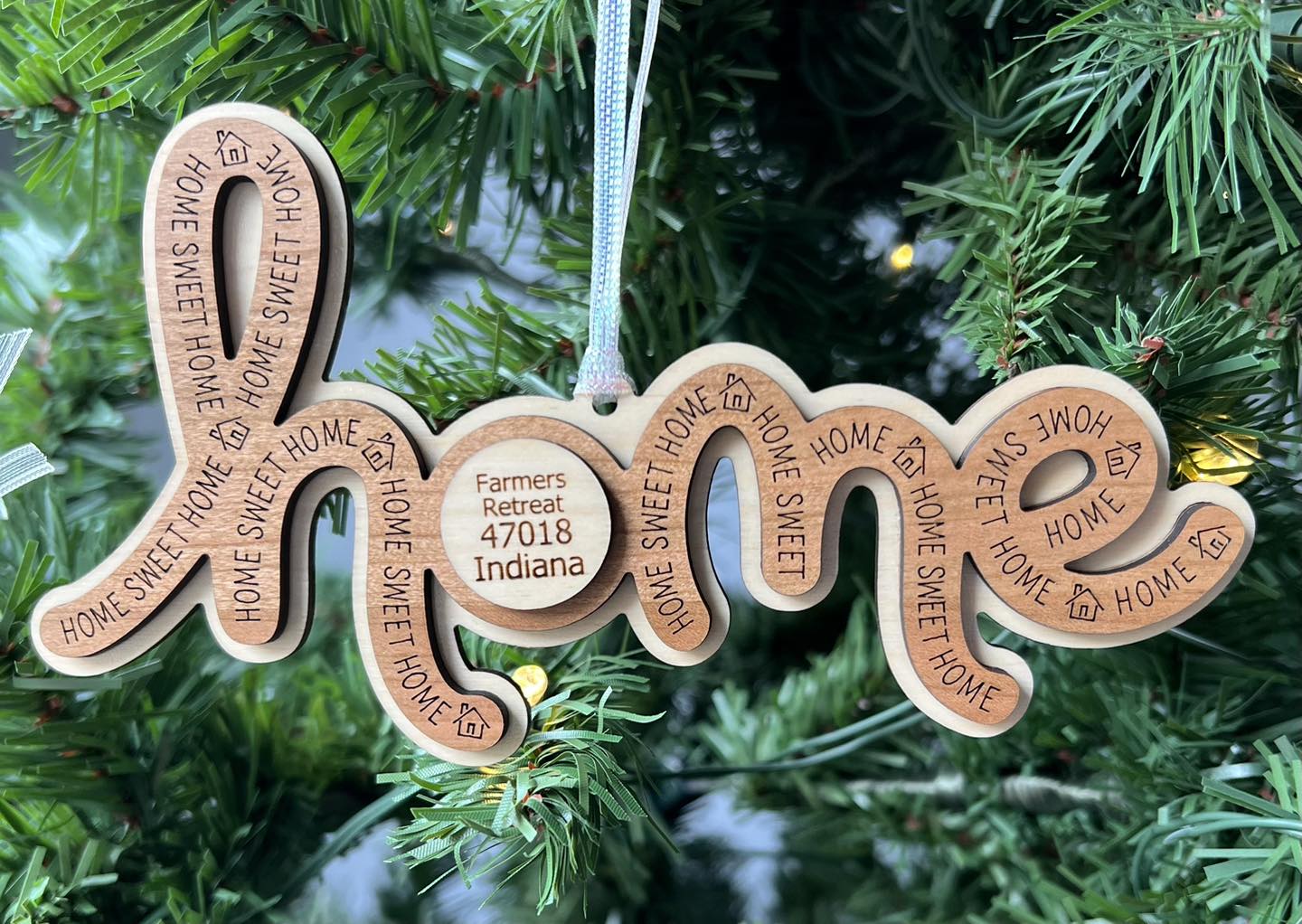 Home Zip Code Ornament