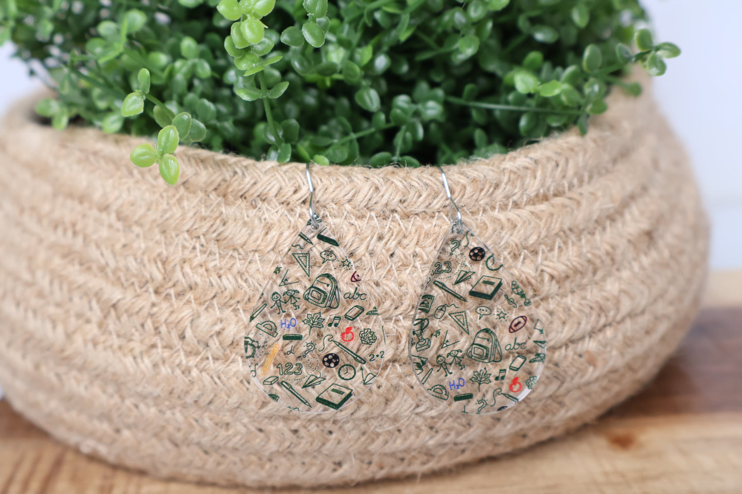 Teacher School Earrings