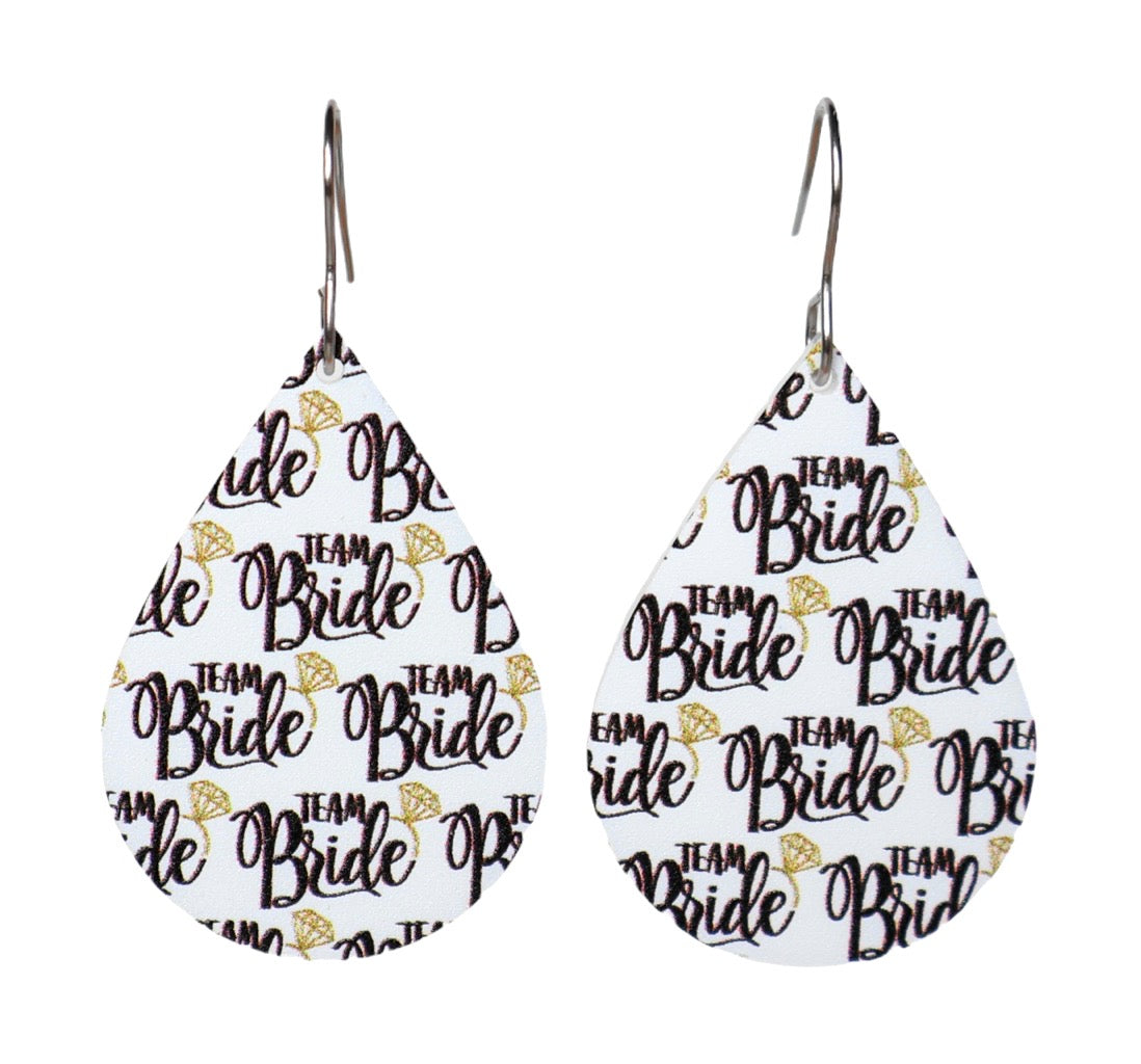 Team Bride Earrings
