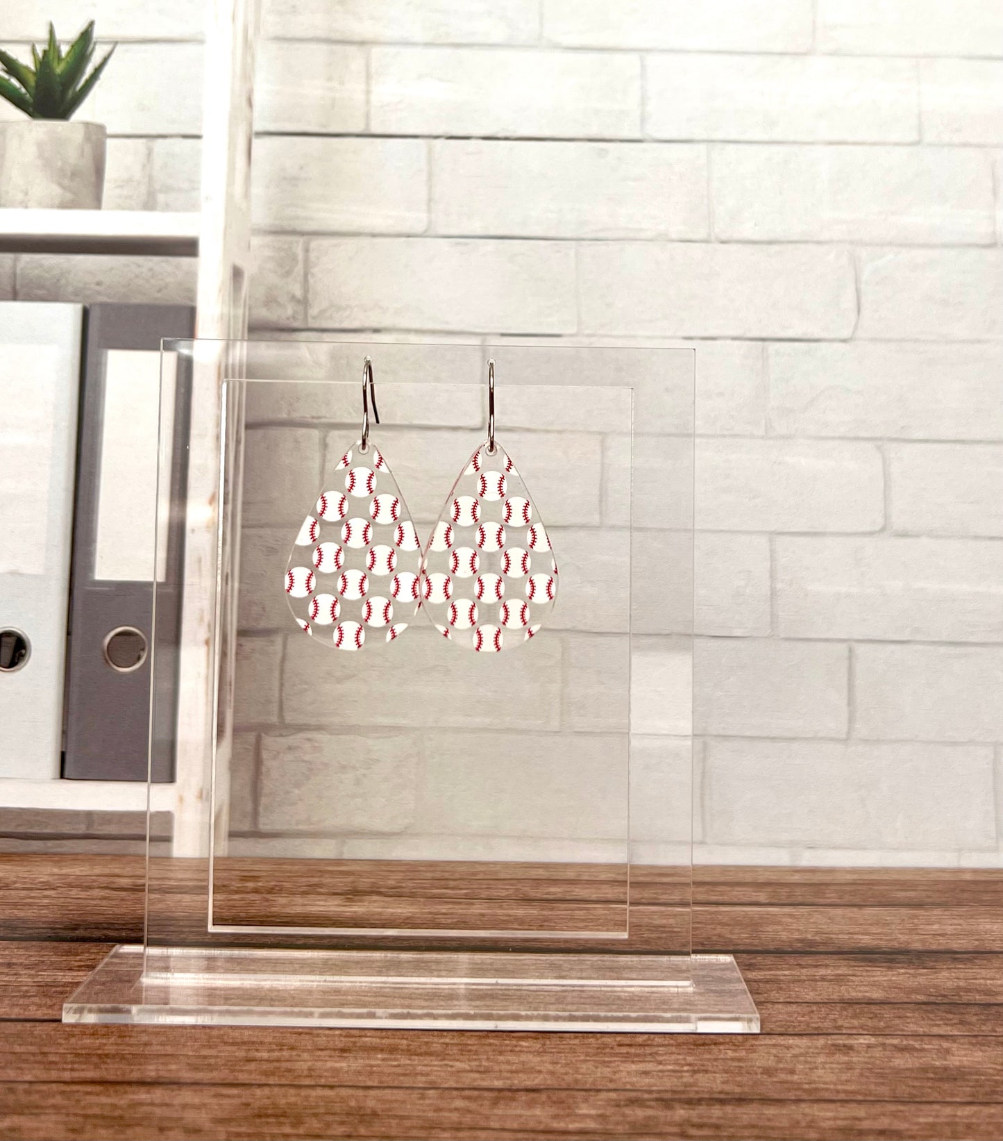 Sports Teardrop Earrings