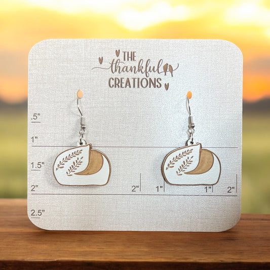 Sourdough Bread inspired Earrings