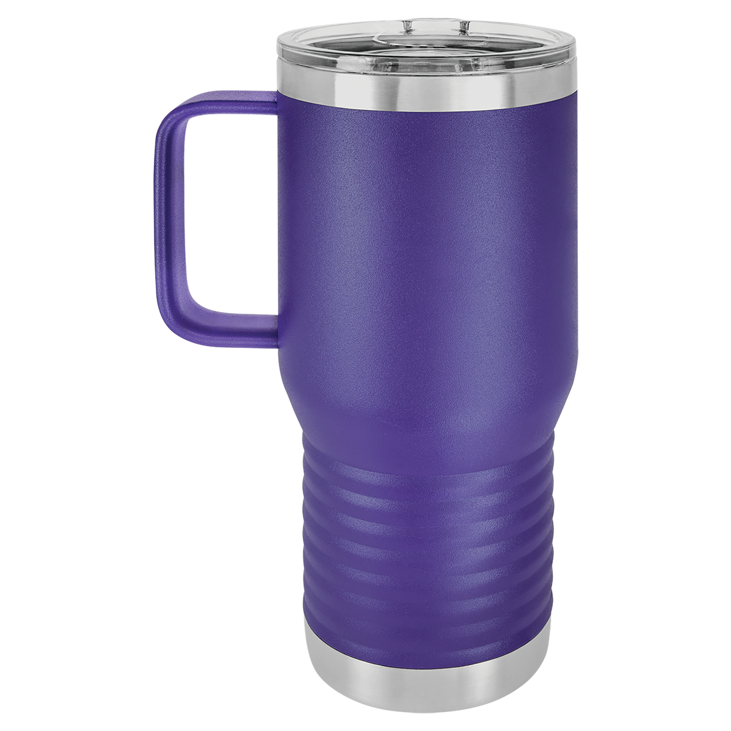 20 oz Travel Tumbler with Handle (One Side Engraved) 24 Pack