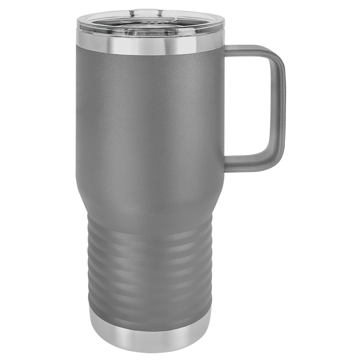 20 oz Travel Tumbler with Handle (One Side Engraved) 24 Pack