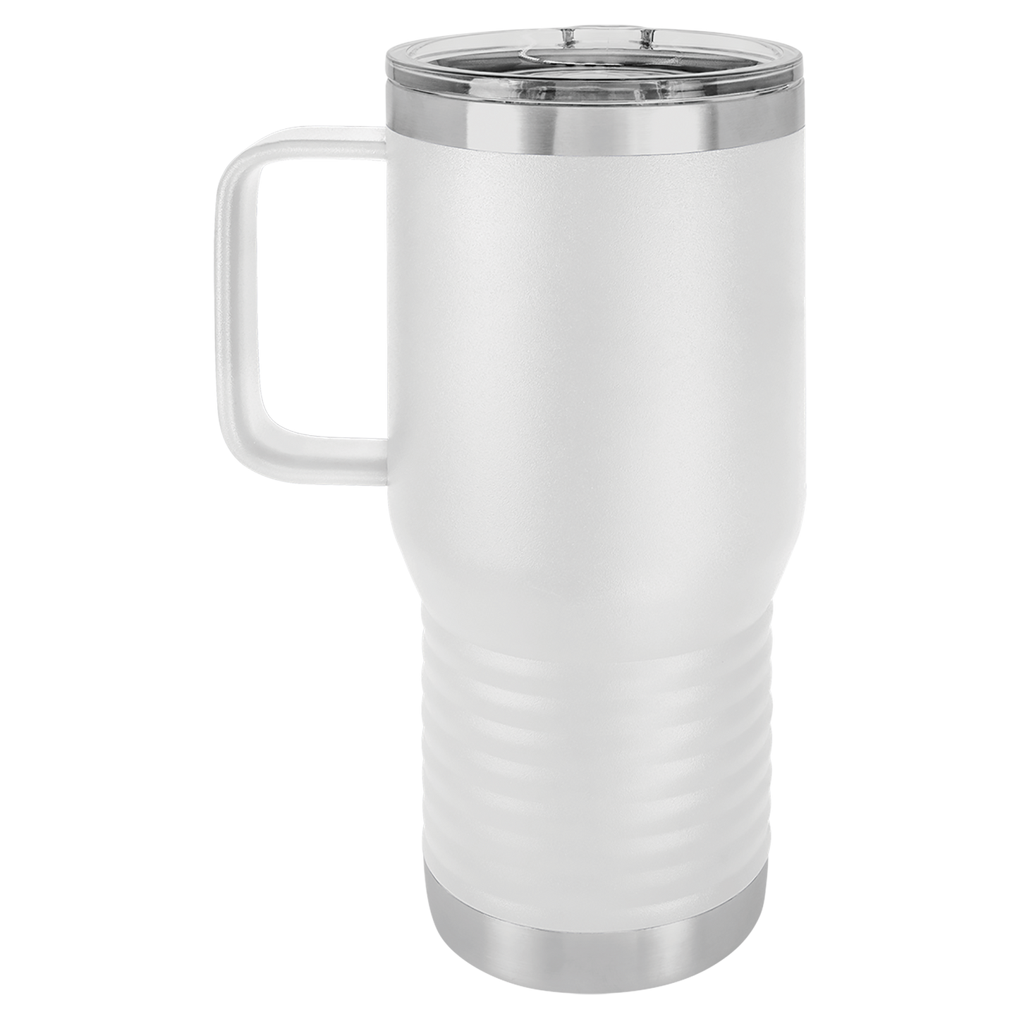20 oz Travel Tumbler with Handle (One Side Engraved) 24 Pack