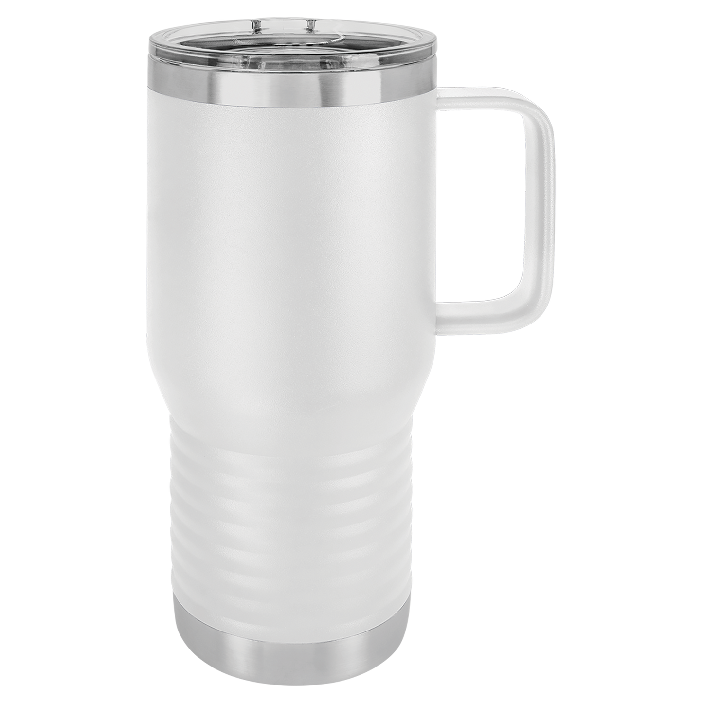 20 oz Travel Tumbler with Handle (One Side Engraved) 24 Pack