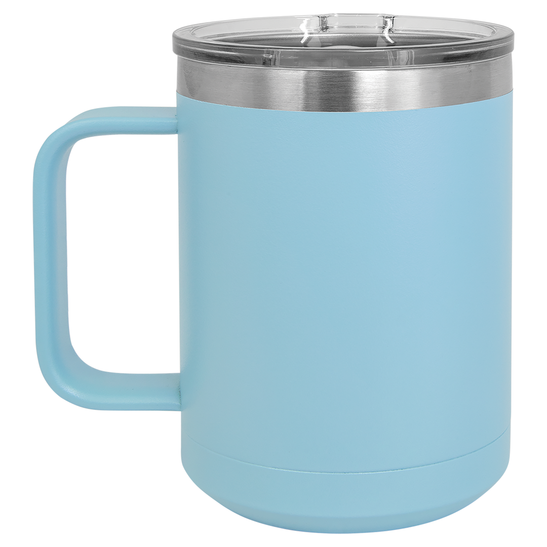 15 oz Coffee Mug (ONE SIDE ENGRAVED)