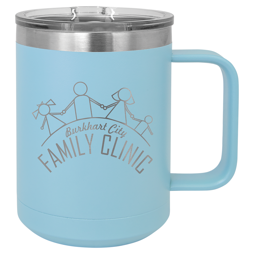15 oz Coffee Mug (ONE SIDE ENGRAVED)