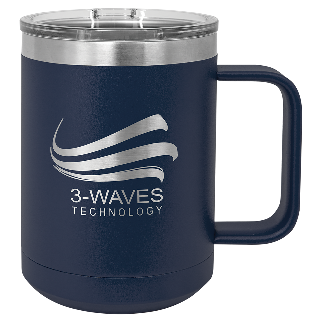 15 oz Coffee Mug (ONE SIDE ENGRAVED) 12 Pack