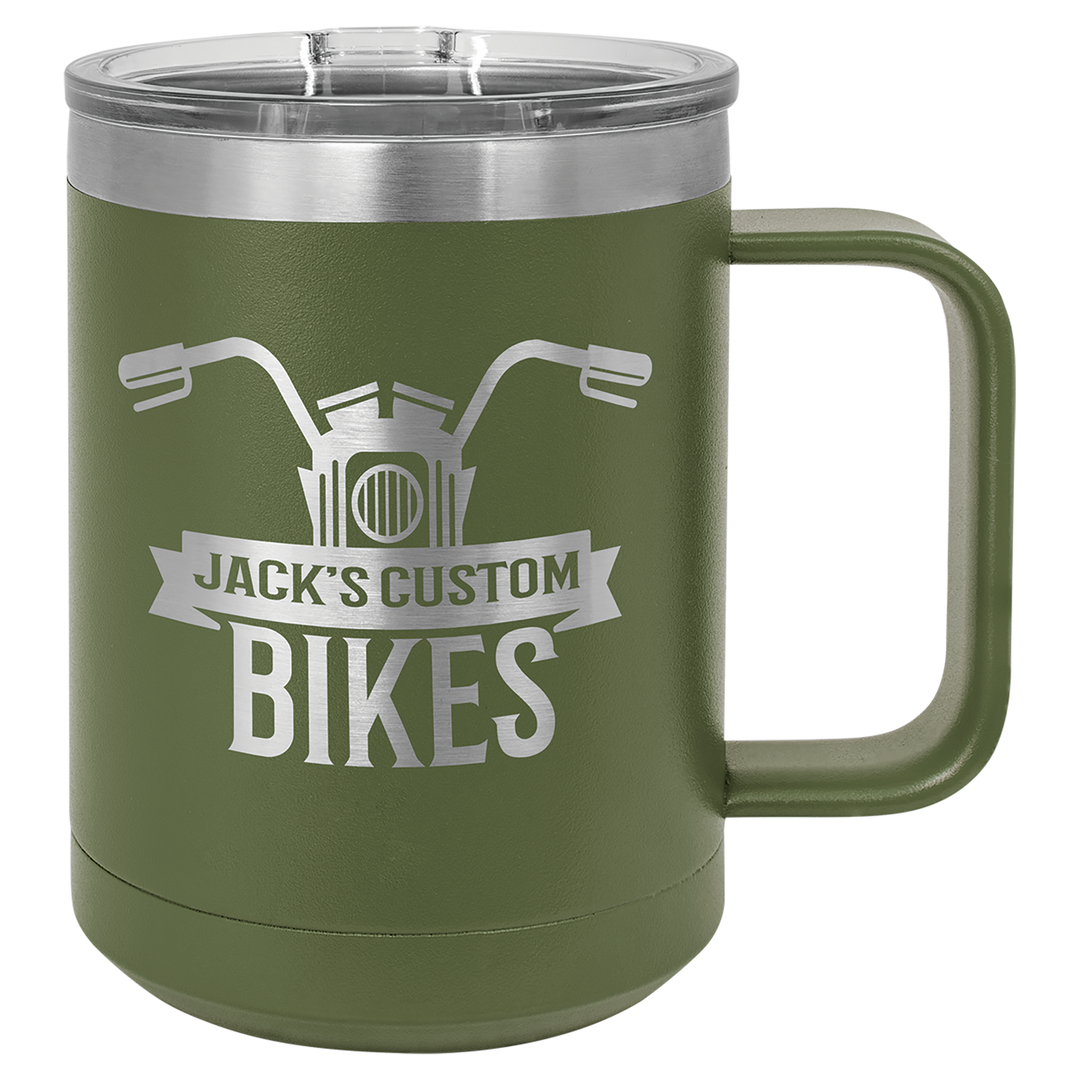 15 oz Coffee Mug (ONE SIDE ENGRAVED)