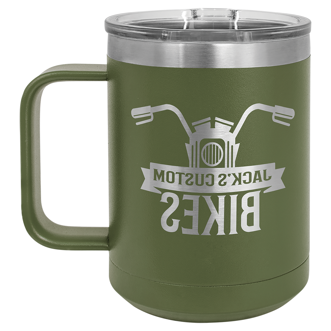 15 oz Coffee Mug (ONE SIDE ENGRAVED) 12 Pack