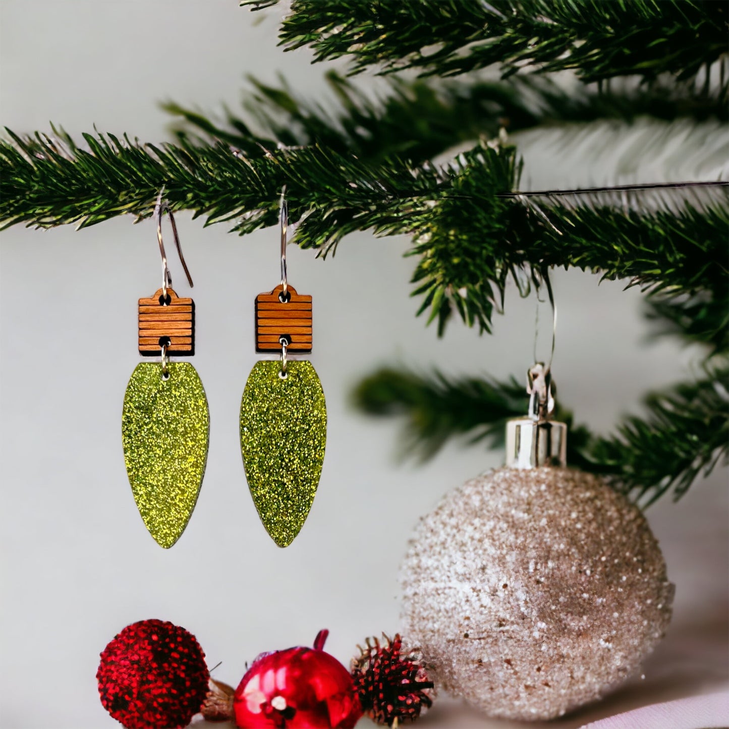 Christmas Lights Earrings
