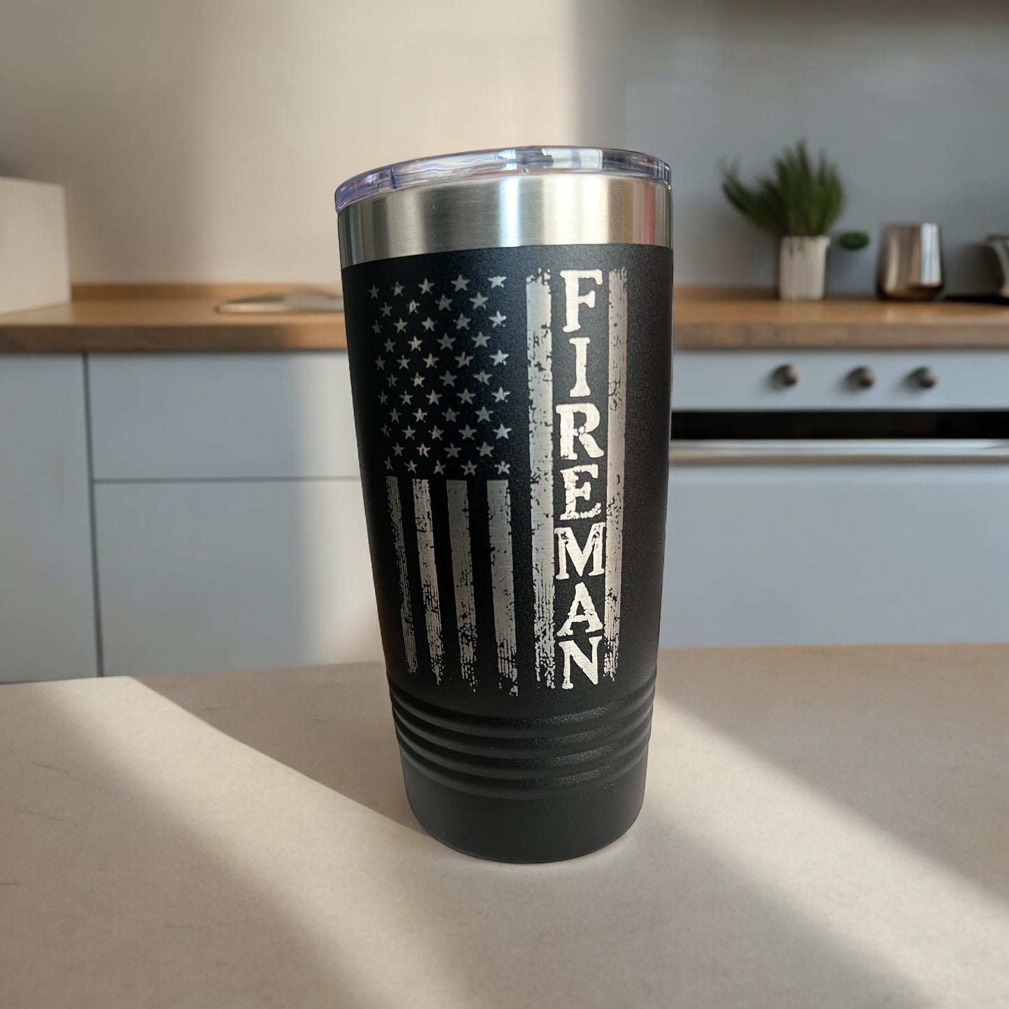 Fireman 20 oz Travel Mug