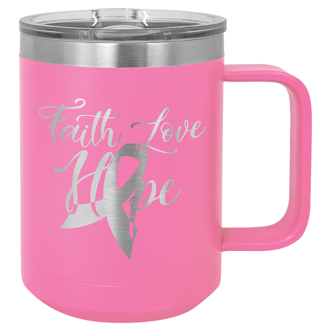 15 oz Coffee Mug (Both Sides Engraved)