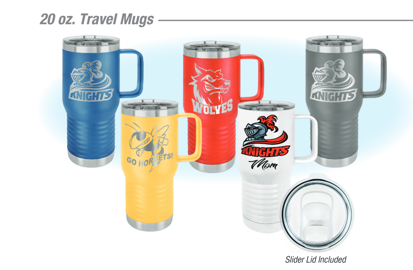 20 oz Travel Tumbler with Handle