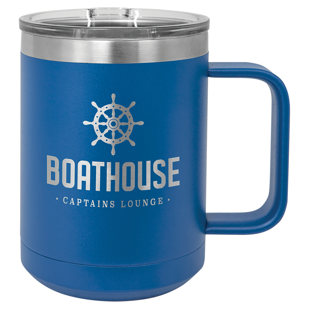 15 oz Coffee Mug (ONE SIDE ENGRAVED)