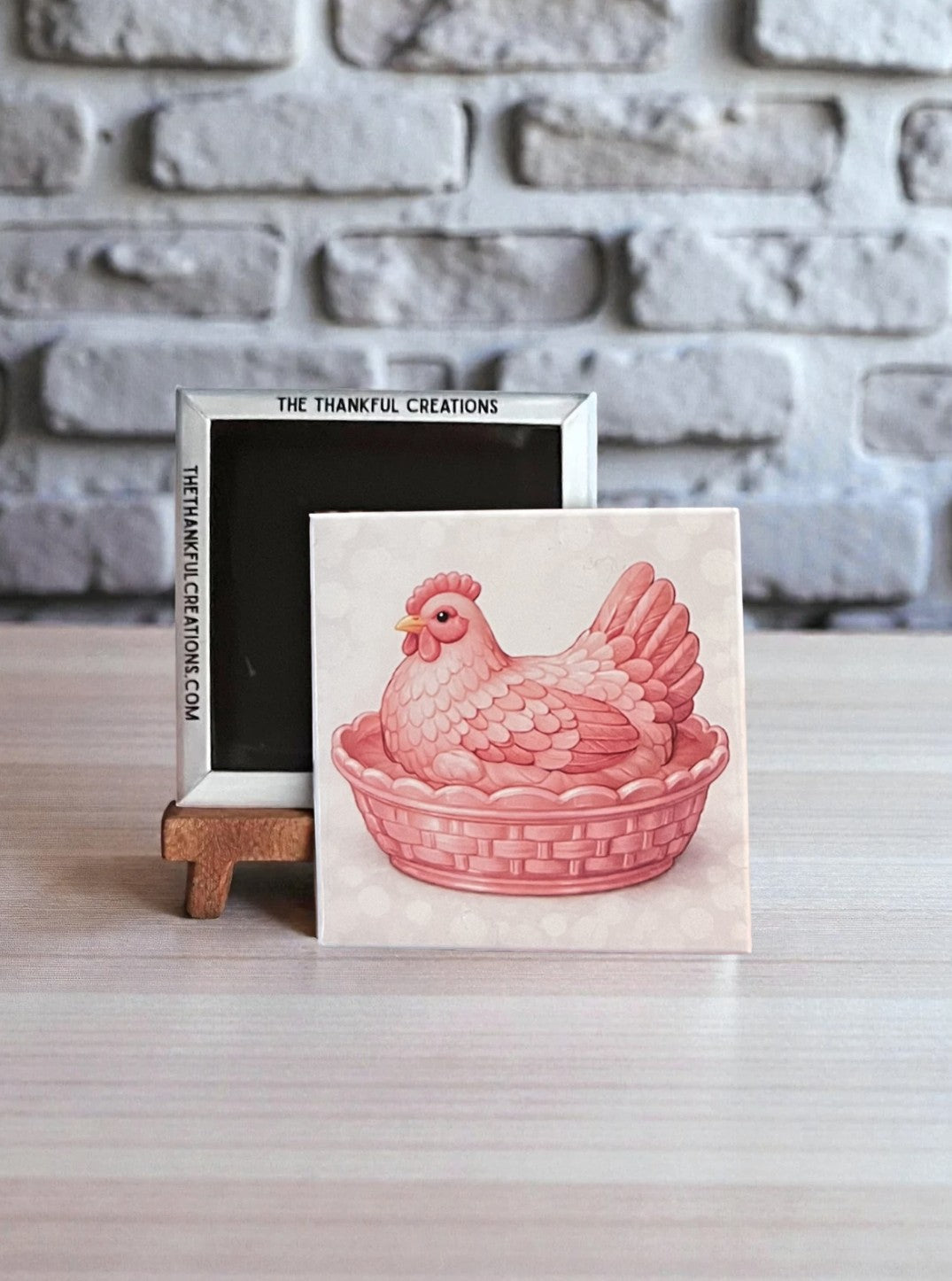 Hen in Dish PNG Digital Download Bundle for Coasters, Magnets, Sublimation, UV print