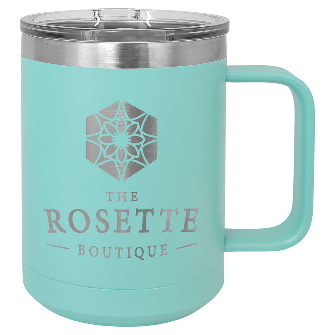 15 oz Coffee Mug (ONE SIDE ENGRAVED)