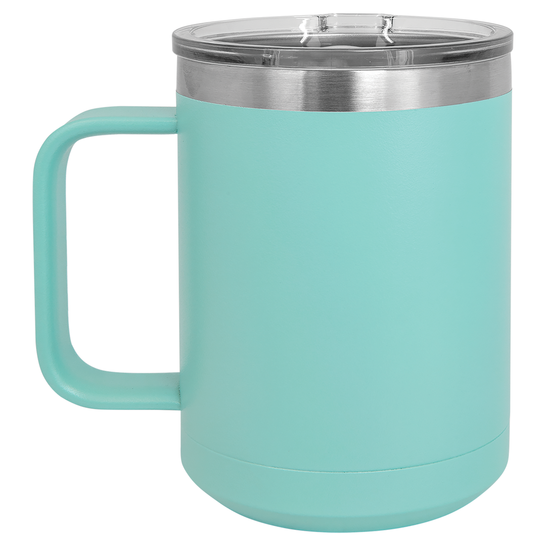 15 oz Coffee Mug (ONE SIDE ENGRAVED)