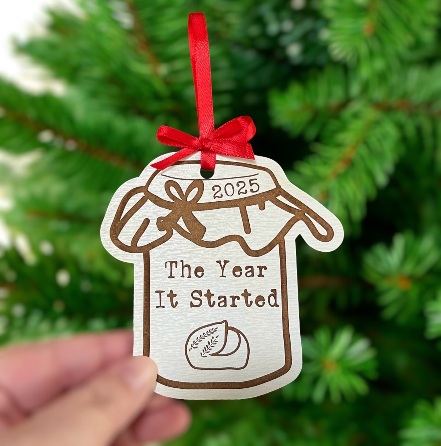 Sourdough Bread Starter  The Year It Started Ornament