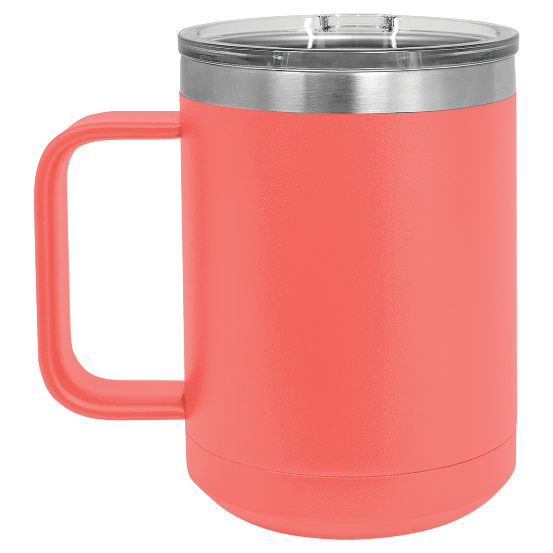 15 oz Coffee Mug (ONE SIDE ENGRAVED) 12 Pack