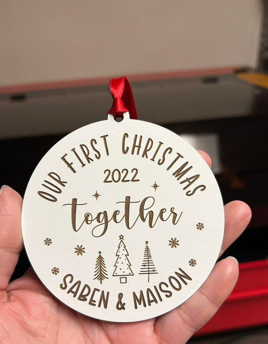 Our First Christmas Together Ornament