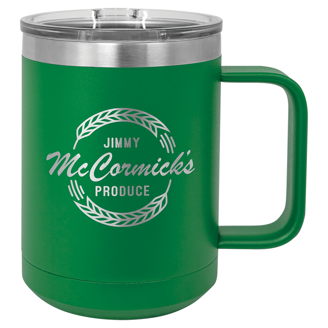 15 oz Coffee Mug (Both Sides Engraved) 12 pack