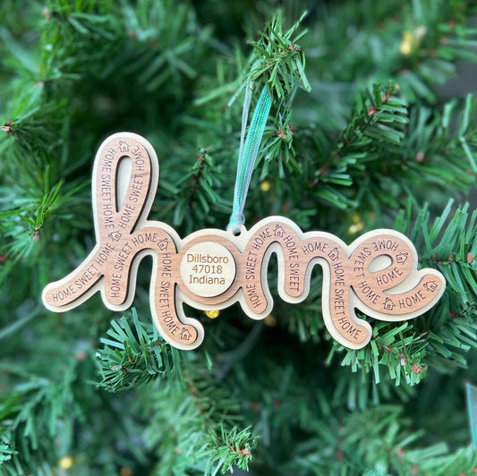 Home Zip Code Ornament