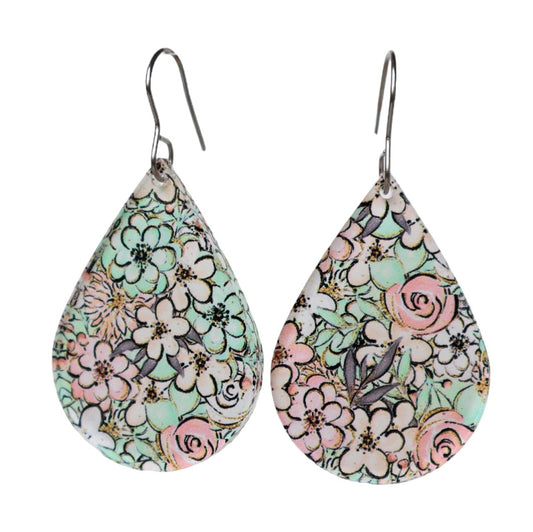 Succulent Floral Earrings