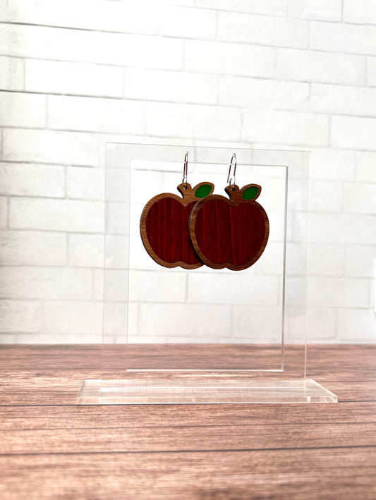 Apple Inlay Earrings