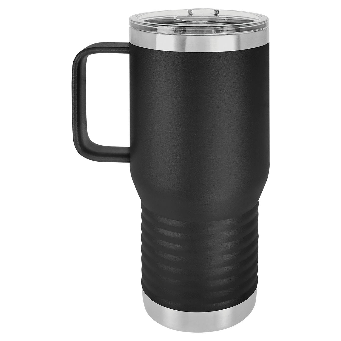 20 oz Travel Tumbler with Handle (One Side Engraved) 24 Pack