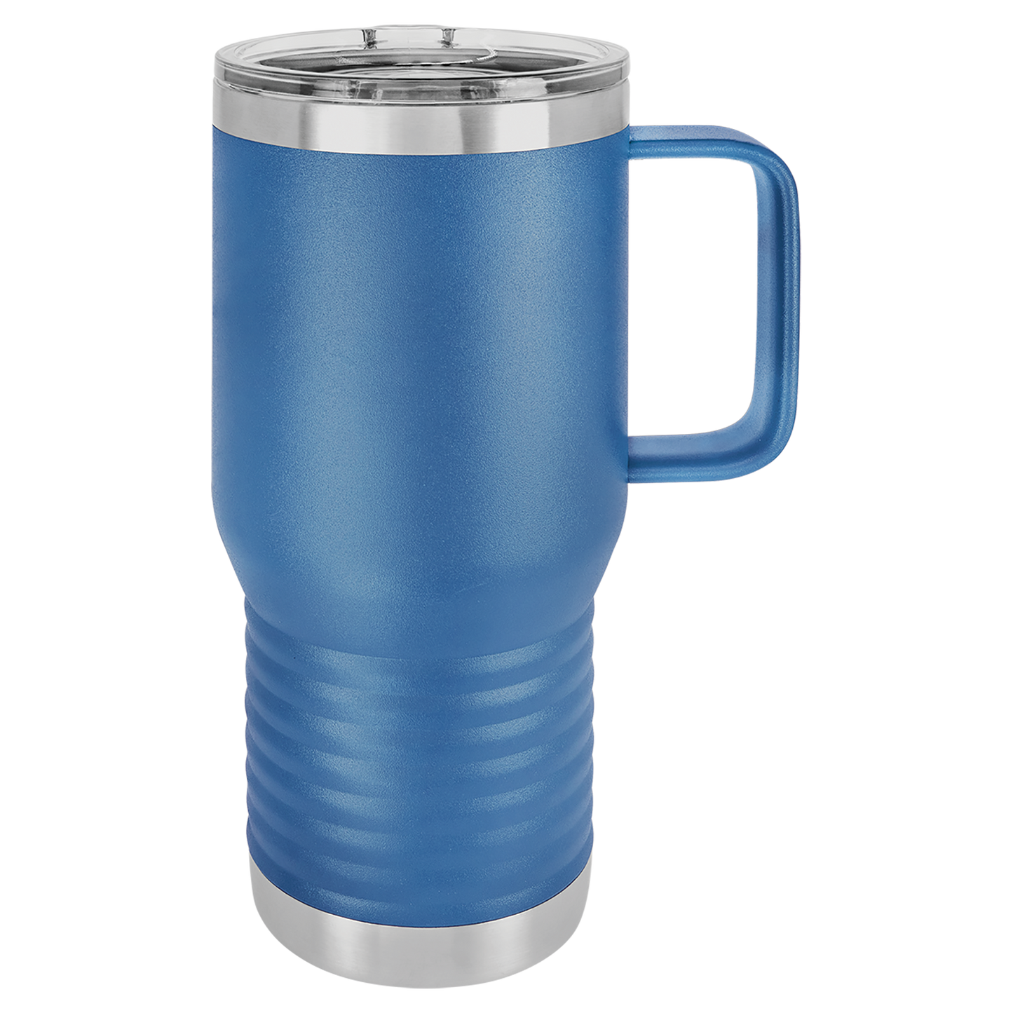 20 oz Travel Tumbler with Handle (One Side Engraved) 24 Pack