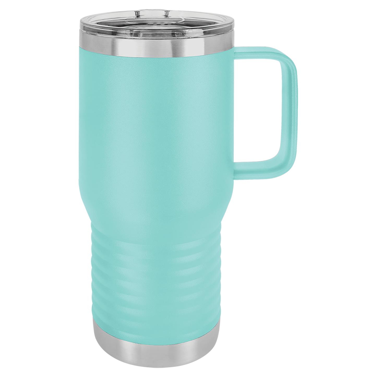 20 oz Travel Tumbler with Handle (One Side Engraved)