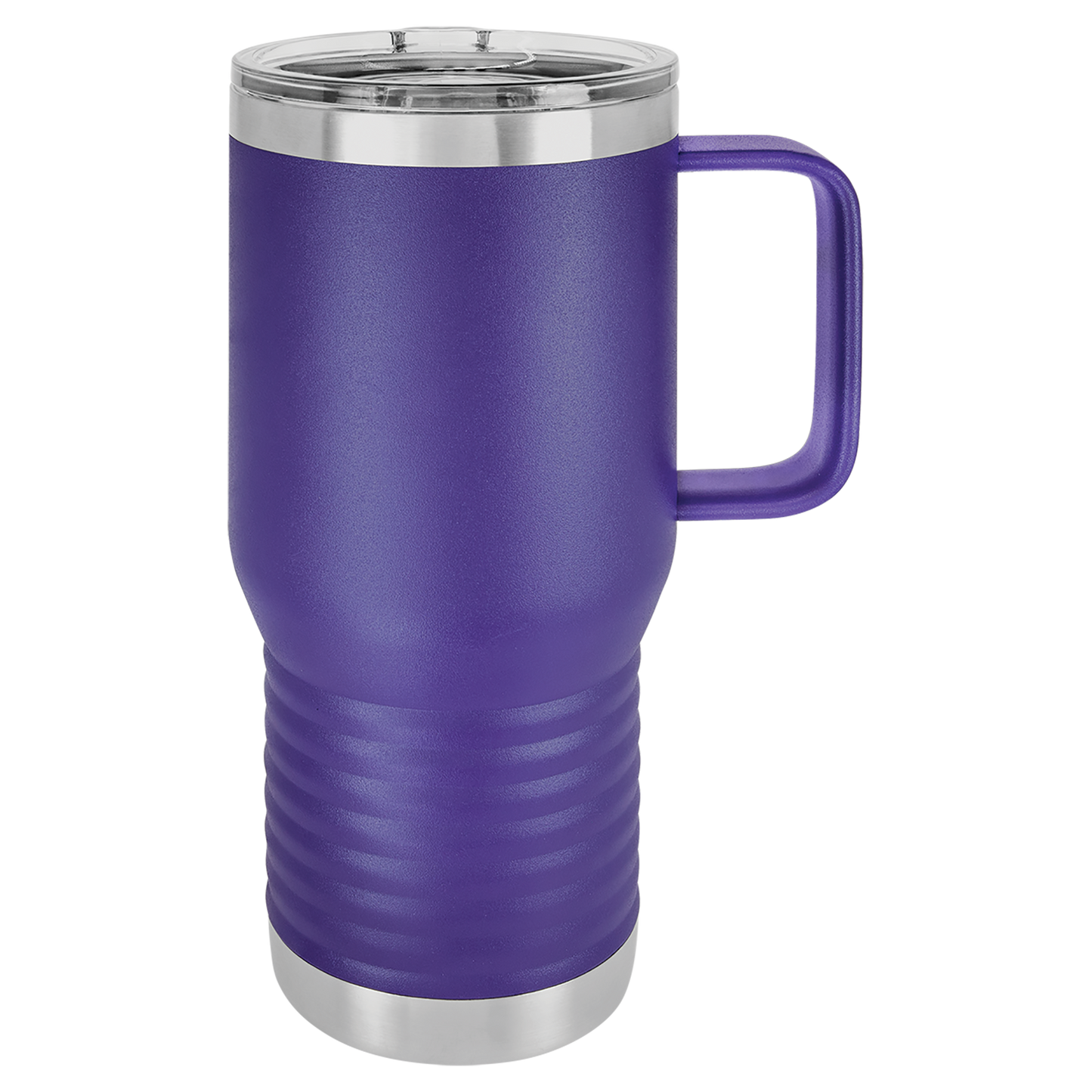 20 oz Travel Tumbler with Handle (One Side Engraved)