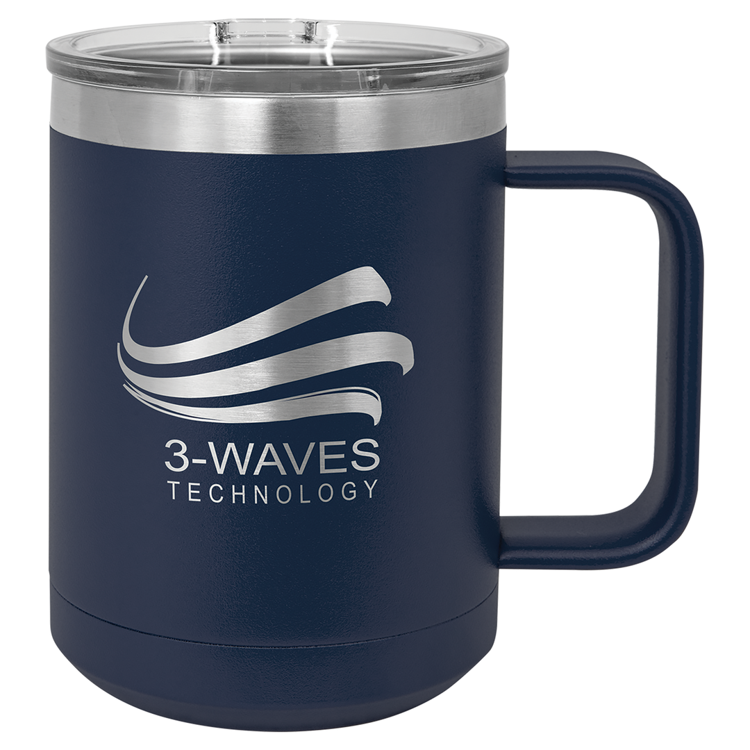 15 oz Coffee Mug (Both Sides Engraved) 12 pack