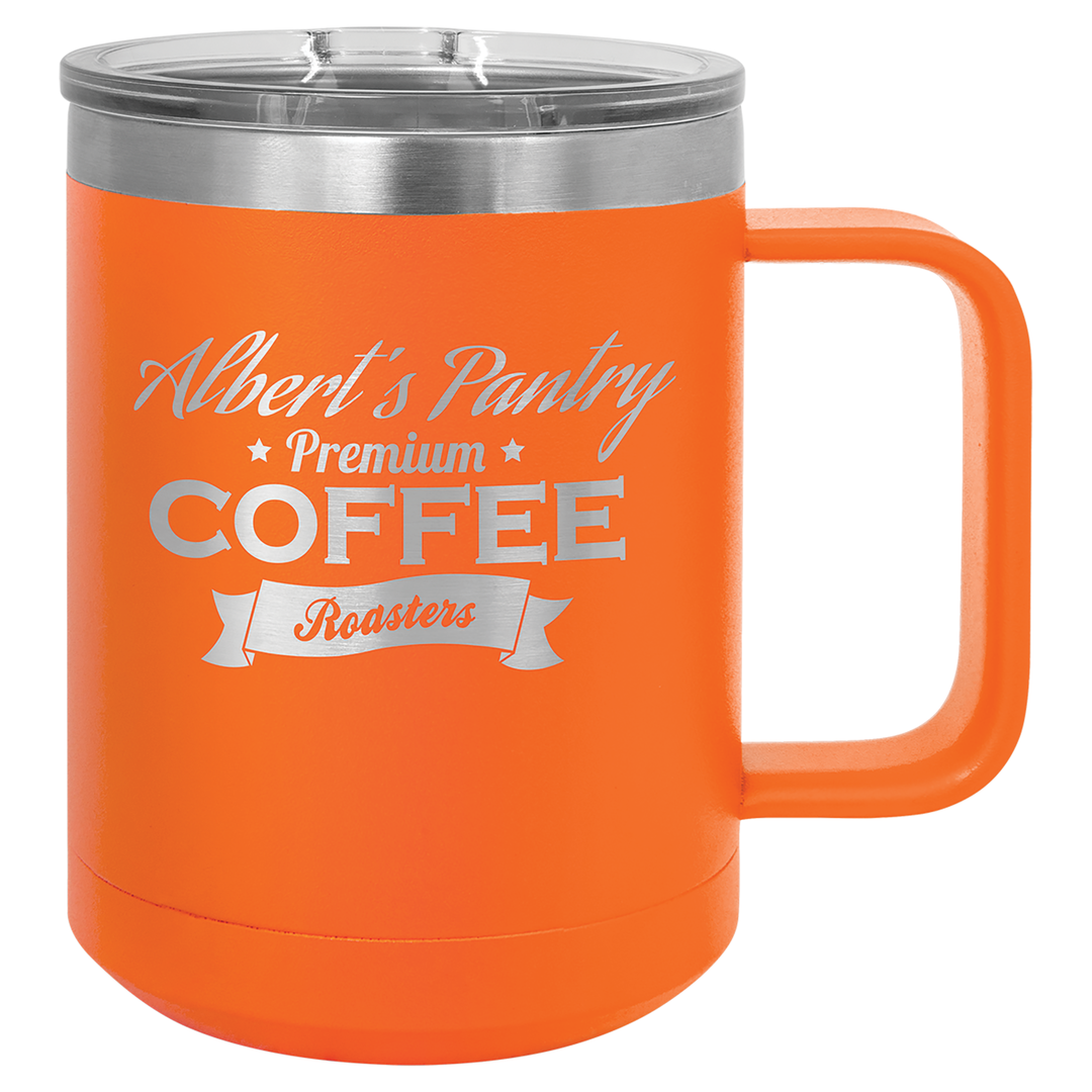 15 oz Coffee Mug (Both Sides Engraved) 12 pack