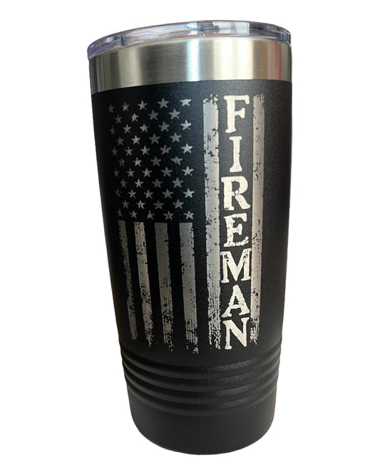 Fireman 20 oz Travel Mug