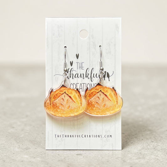 sourdough bread jewelry lightweight baker earrings