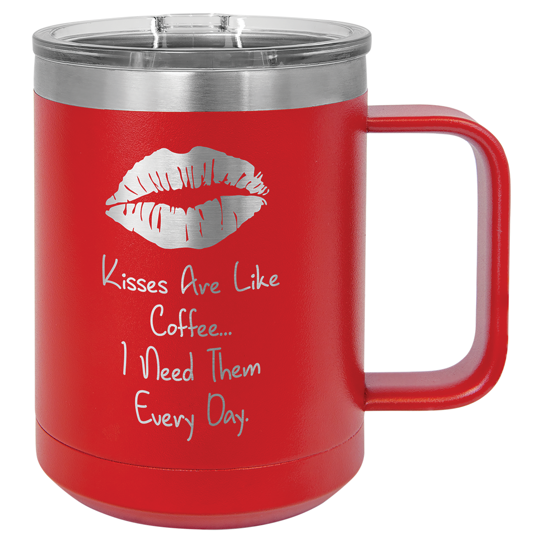 15 oz Coffee Mug (Both Sides Engraved) 12 pack