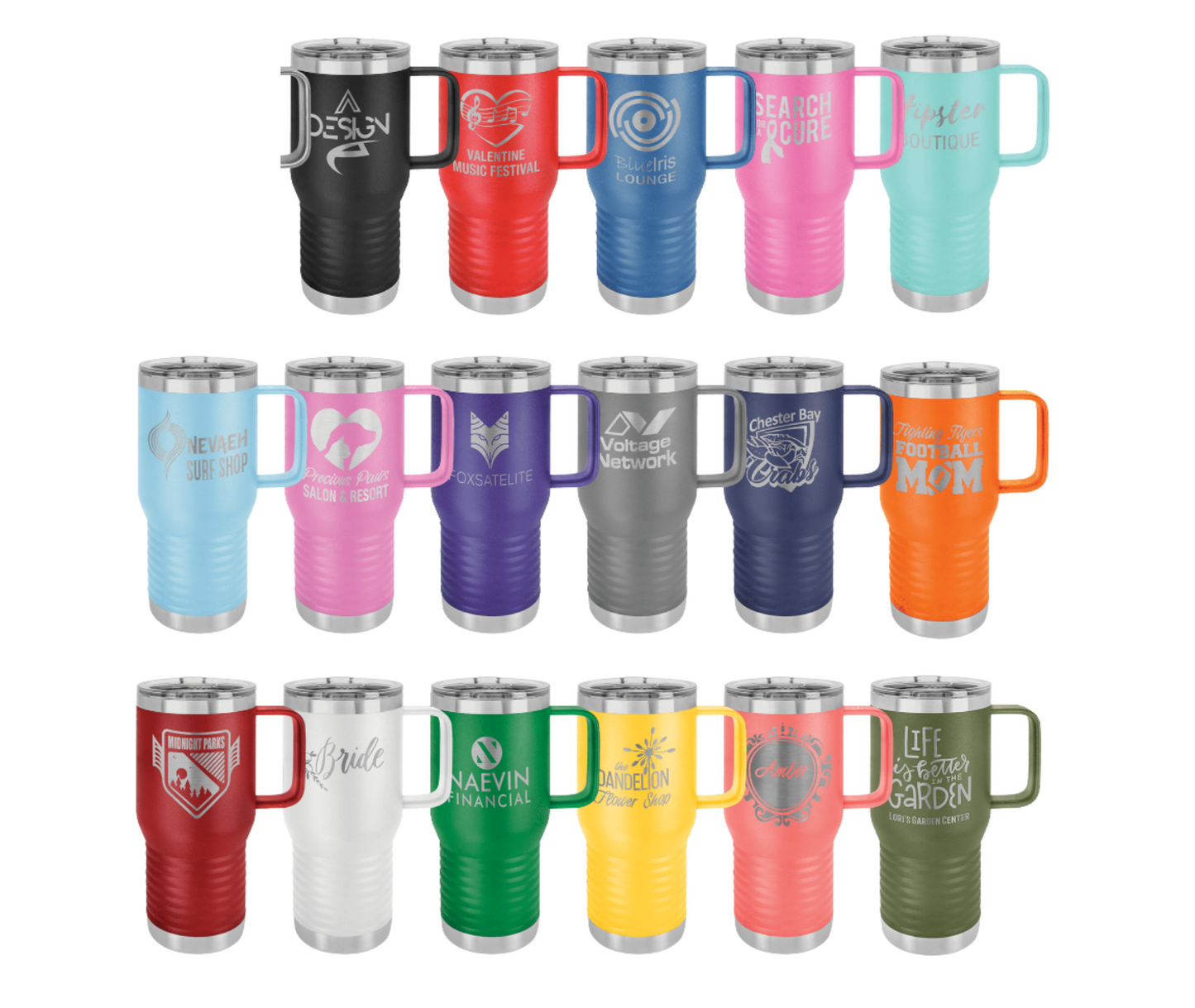 20 oz Travel Tumbler with Handle