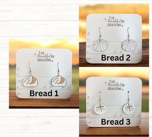 Sourdough Bread inspired Earrings