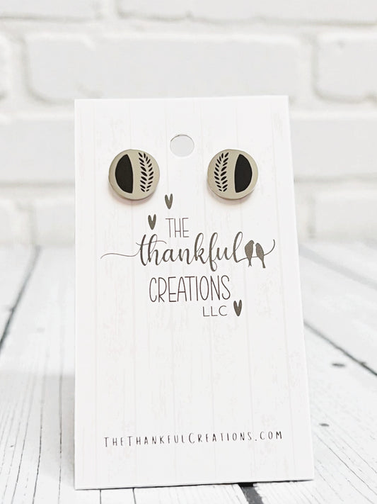 Sourdough Bread Stud Earrings