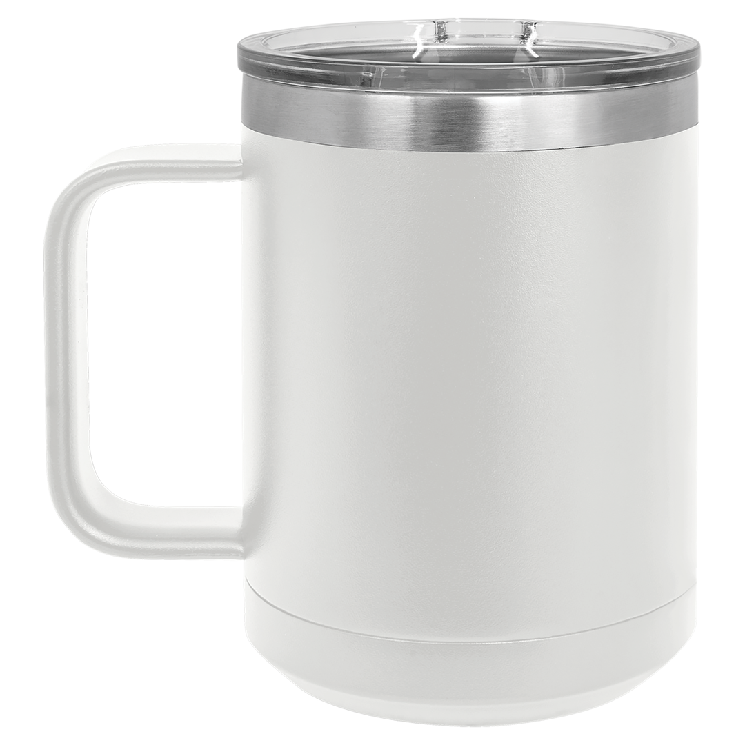 15 oz Coffee Mug (Both Sides Engraved) 12 pack